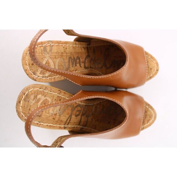 Sam Edelman Camilla Wedge Antique Studded Open Toe Sandals Size 8 - Picture 9 of 10